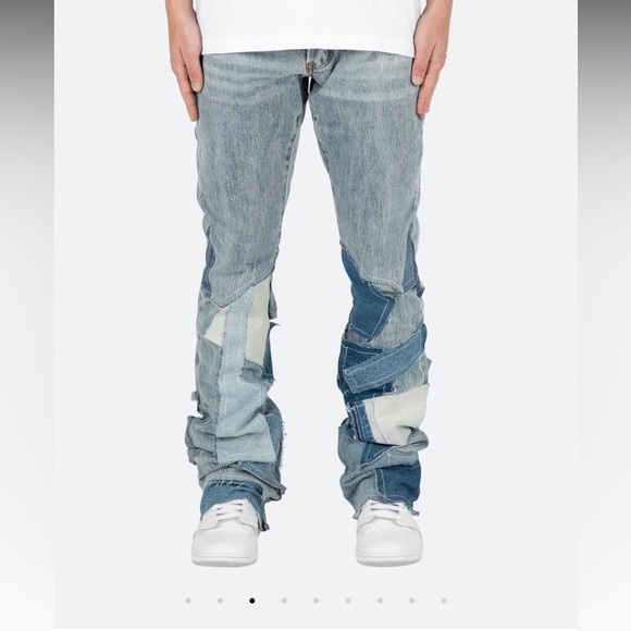 MNML Patch Flare Denim Pants - Picture 3 of 5